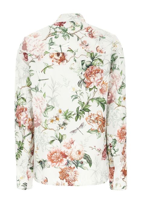Ivory floral-print shirt The attico - women THE ATTICO | 250WCH00014CCC053PR507